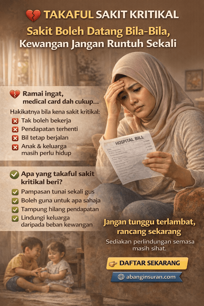 kos rawatan sakit kritikal