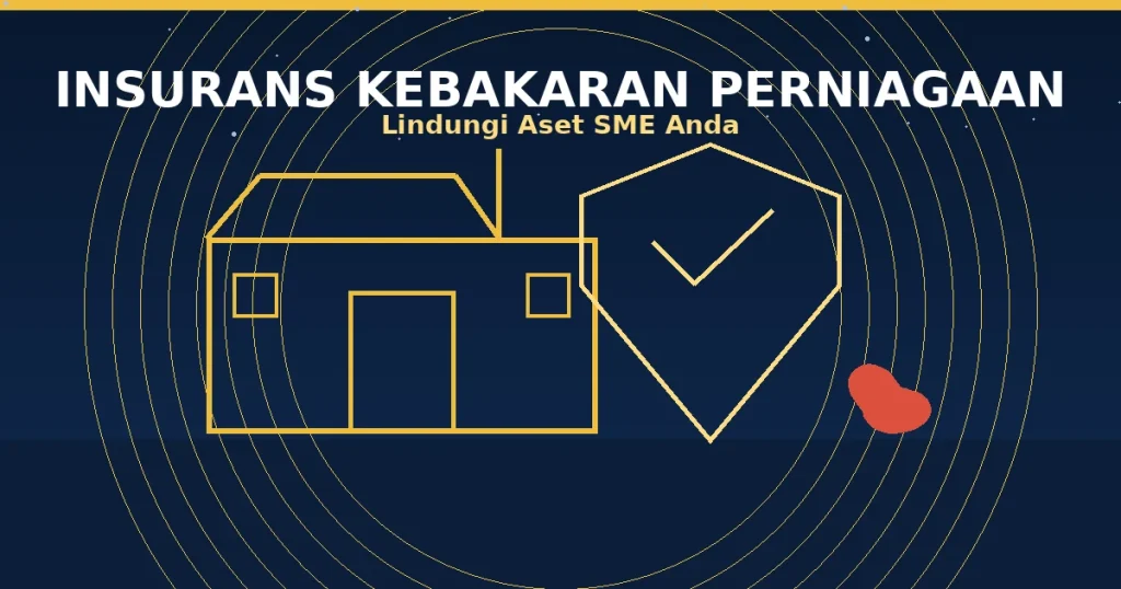 Pemilik perniagaan SME di dalam gudang kilang yang dilindungi insurans kebakaran